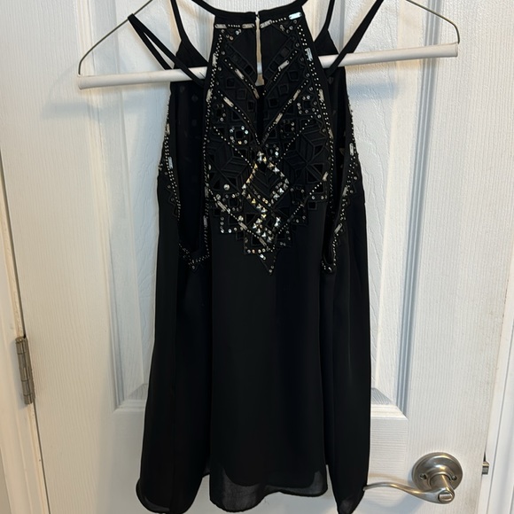 Parker Embellished Black Tank - Picture 3 of 4